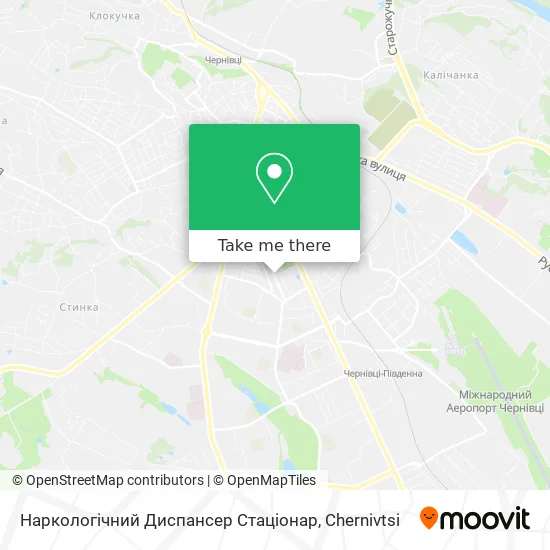 Наркологічний Диспансер Стаціонар map