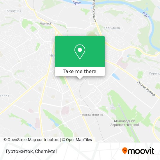 Карта Гуртожиток