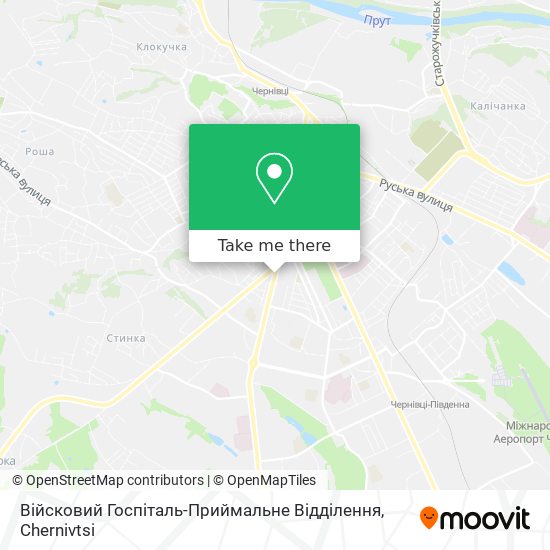 Війсковий Госпіталь-Приймальне Відділення map