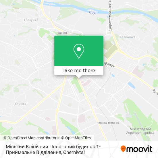 Карта Міський Клінічний Пологовий будинок 1-Приймальне Відділення