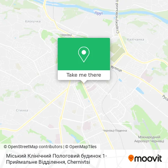 Міський Клінічний Пологовий будинок 1-Приймальне Відділення map
