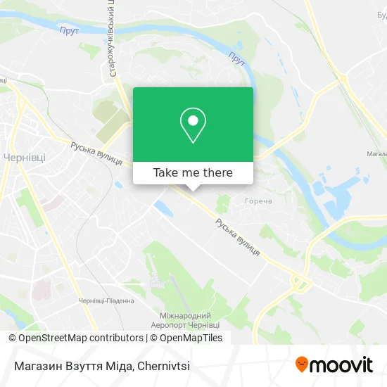 Карта Магазин Взуття Міда