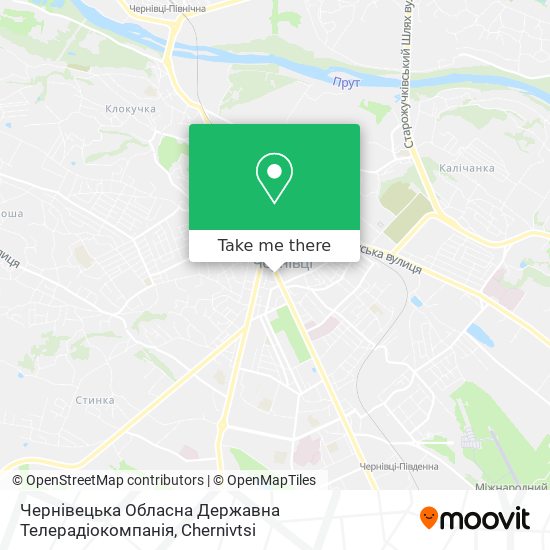 Чернівецька Обласна Державна Телерадіокомпанія map