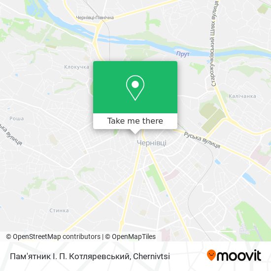 Пам'ятник І. П. Котляревський map
