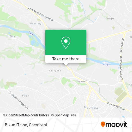 Вікно Плюс map
