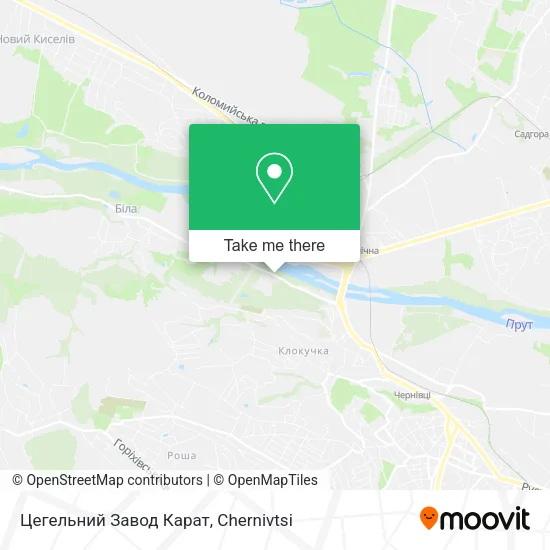 Карта Цегельний Завод Карат
