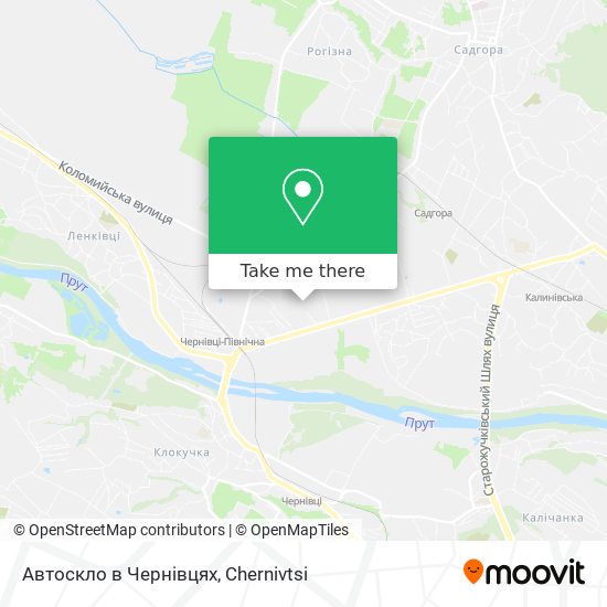 Автоскло в Чернівцях map