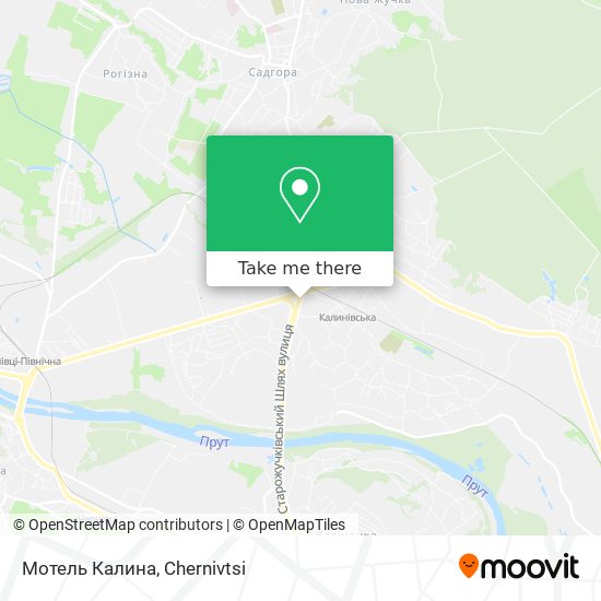 Мотель Калина map