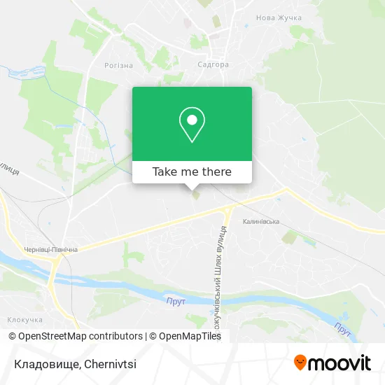 Карта Кладовище