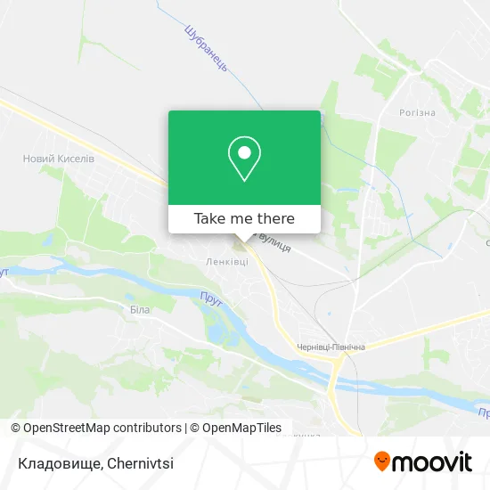 Карта Кладовище