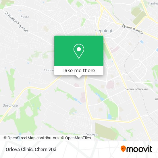 Orlova Clinic map