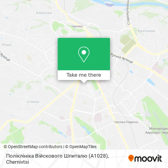Поліклініка Війскового Шпиталю (А1028) map