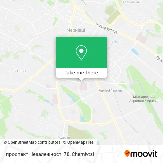 проспект Незалежності 78 map