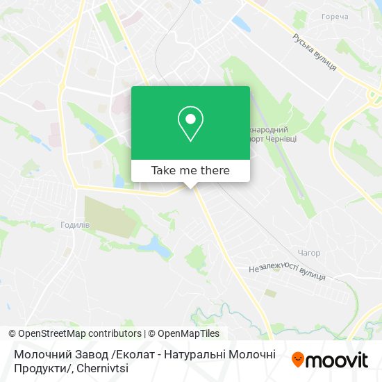 Карта Молочний Завод /Еколат - Натуральні Молочні Продукти/