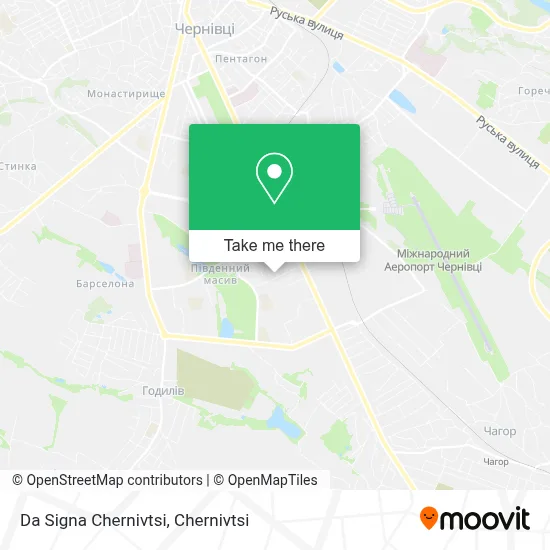 Da Signa Chernivtsi map