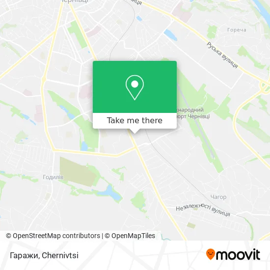 Карта Гаражи