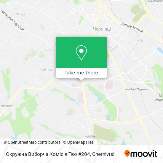 Карта Окружна Виборча Комісія Тво #204