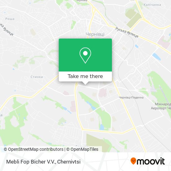 Mebli Fop Bicher V.V. map