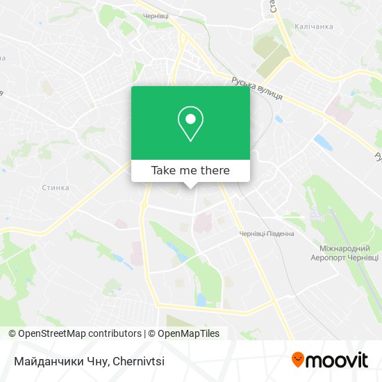 Карта Майданчики Чну