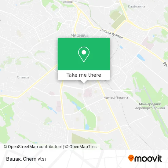 Вацак map