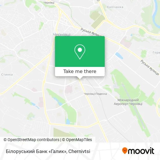 Білоруський Банк «Галик» map