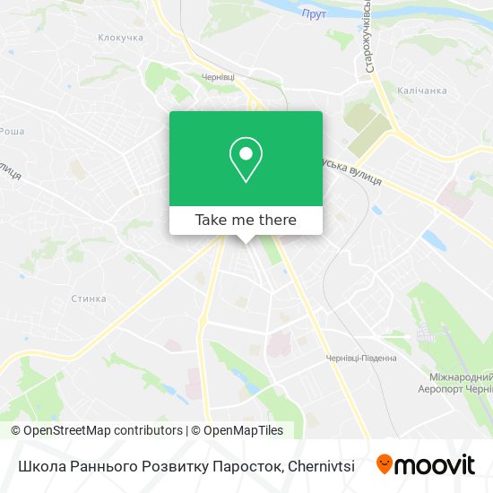 Карта Школа Раннього Розвитку Паросток