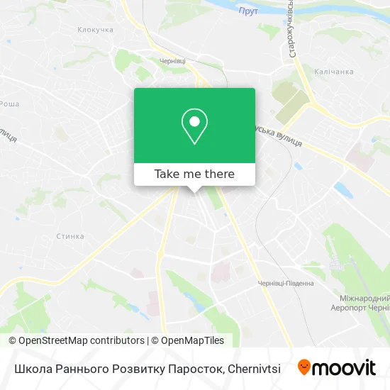 Карта Школа Раннього Розвитку Паросток