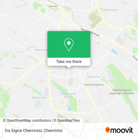 Da Signa Chernivtsi map