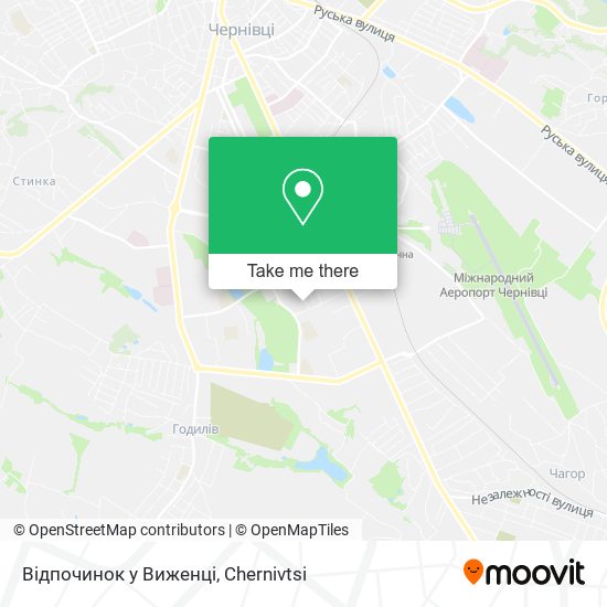 Відпочинок у Виженці map