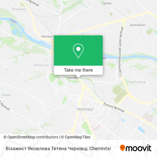 Карта Візажист Яковлєва Тетяна Чернівці