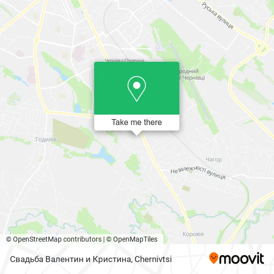 Свадьба Валентин и Кристина map