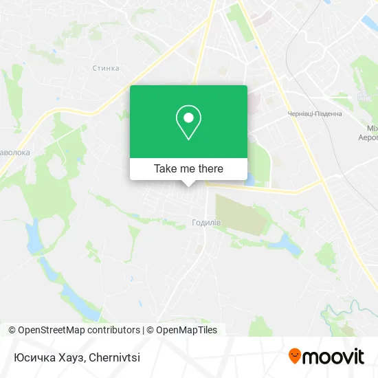 Юсичка Хауз map