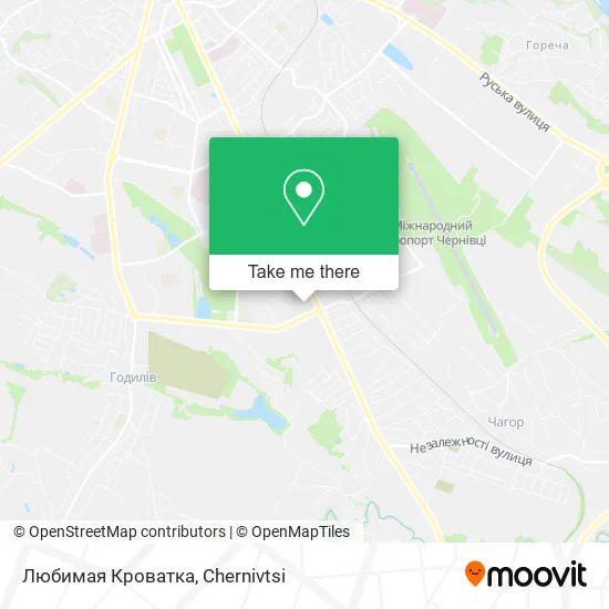 Карта Любимая Кроватка