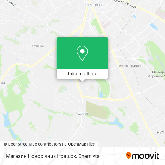 Карта Магазин Новорічних Іграшок