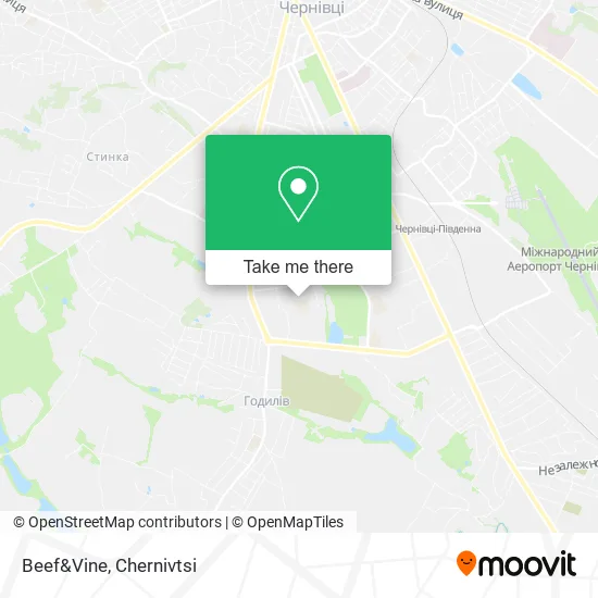 Карта Beef&Vine