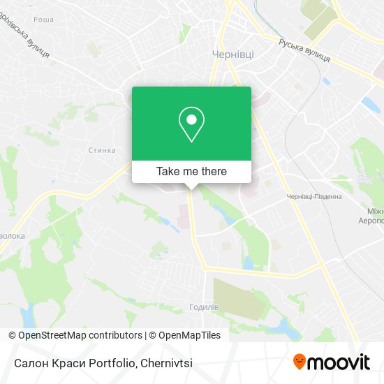 Карта Салон Краси Portfolio
