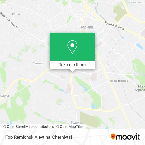Карта Fop Remichuk Alevtina