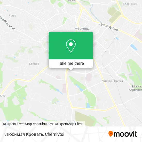 Любимая Кровать map