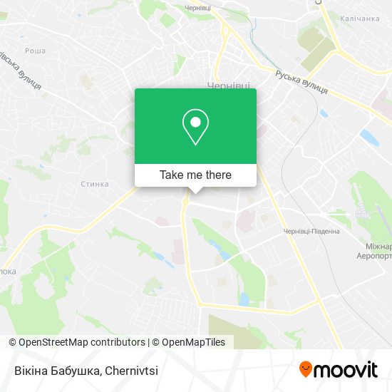 Карта Вікіна Бабушка