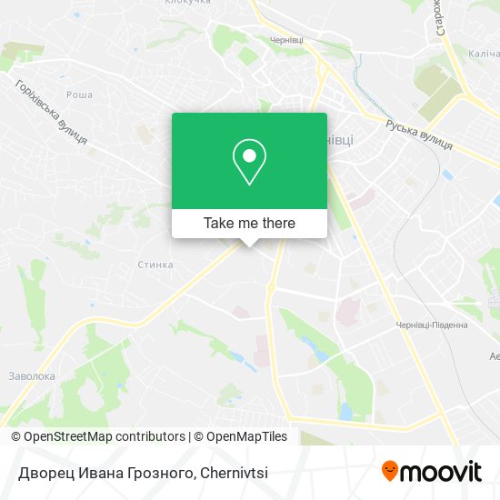 Карта Дворец Ивана Грозного