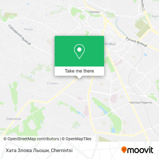 Хата Злова Льоши map