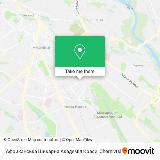 Карта Африканська Шикарна Академія Краси