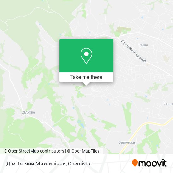 Карта Дім Тетяни Михайлівни