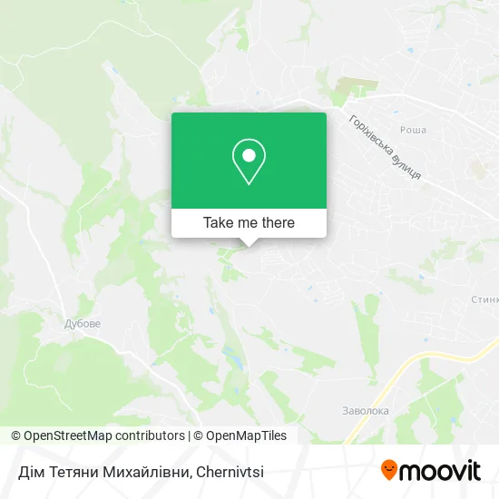 Карта Дім Тетяни Михайлівни