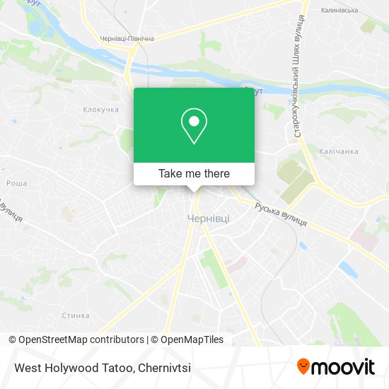 West Holywood Tatoo map