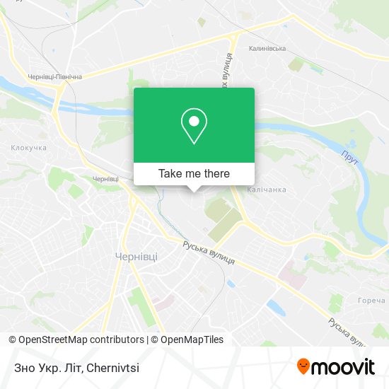 Зно Укр. Літ map