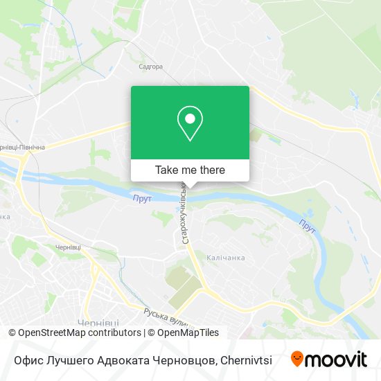 Офис Лучшего Адвоката Черновцов map