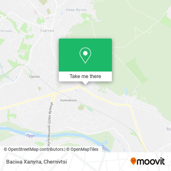 Васіна Халупа map