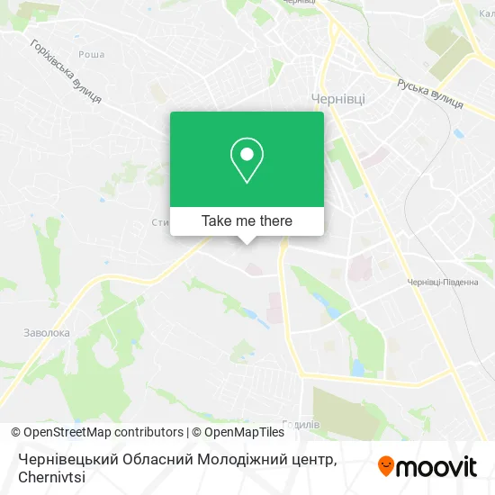 Чернівецький Обласний Молодіжний центр map