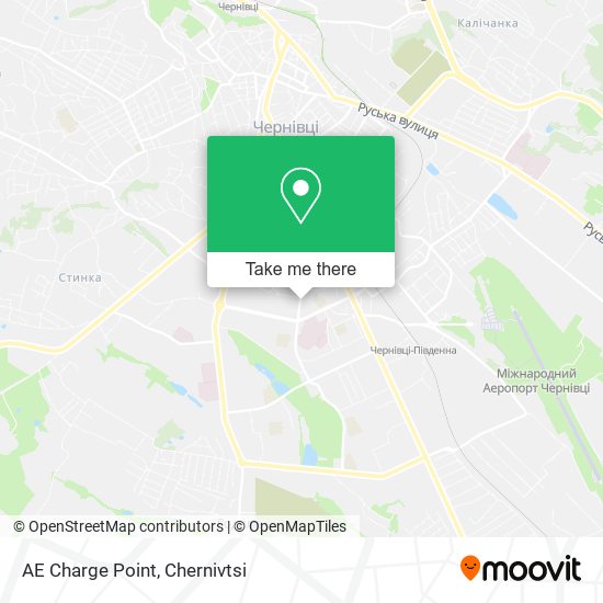 AE Charge Point map